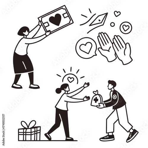Charitable giving illustration