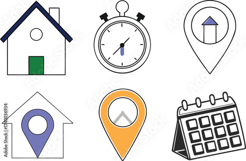 Out line design vector illustration