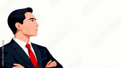 Man in suit with arms crossed