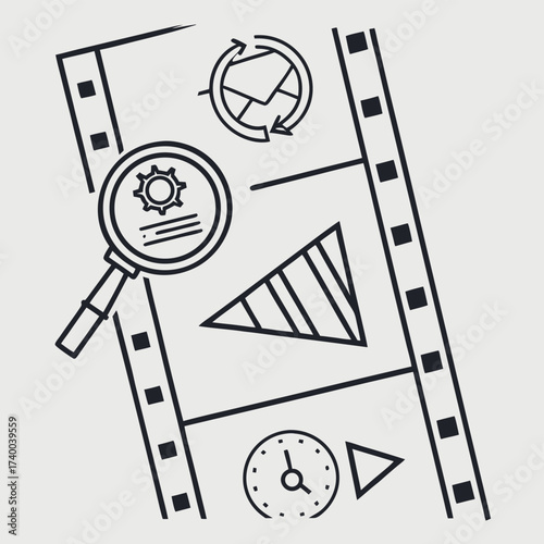 Film strip process improvement graphic