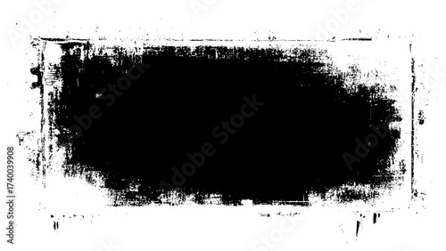 Grunge design elements. Rectangle text boxes. Thin dirty distress texture banners. Ink splatters. Grungy painted banners.
