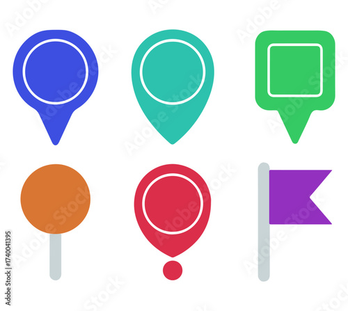Map Pin Icon Set – Diverse Location Markers for Navigation, Travel, and UI Design Free Download Map Pin Icon Set – Diverse Location Markers for Navigation, Travel, and UI Design - GFXLoad