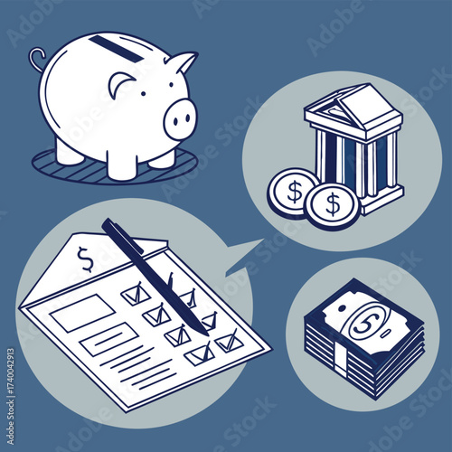 Financial management illustration