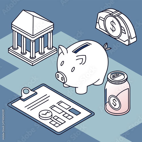 Financial planning illustration