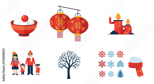 Winter Celebration Family Gathering Traditions and Decorations