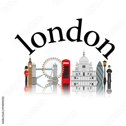 big ben clock tower telephone box vector illustration t shirt design 