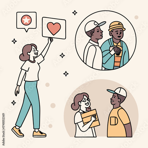 Friendly interactions