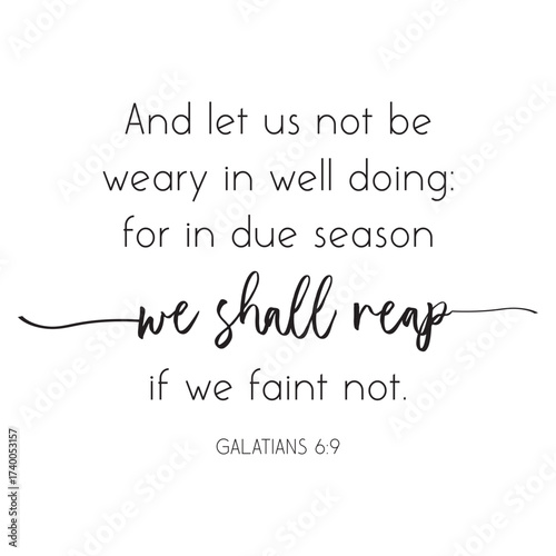 Encouragement Bible Verse art print scripture poster Christian card vector illustration