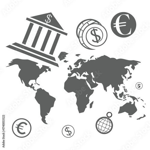 Global finance illustration