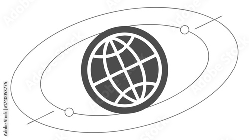 Global icon in orbit