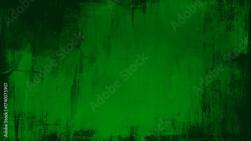 Green cement wall background with abstract pattern in retro concept for wallpaper or graphic design. Blank plaster texture in vintage style. Dark grunge concrete used for printing.