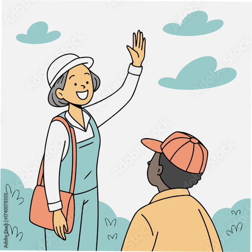 Illustration of Greetings