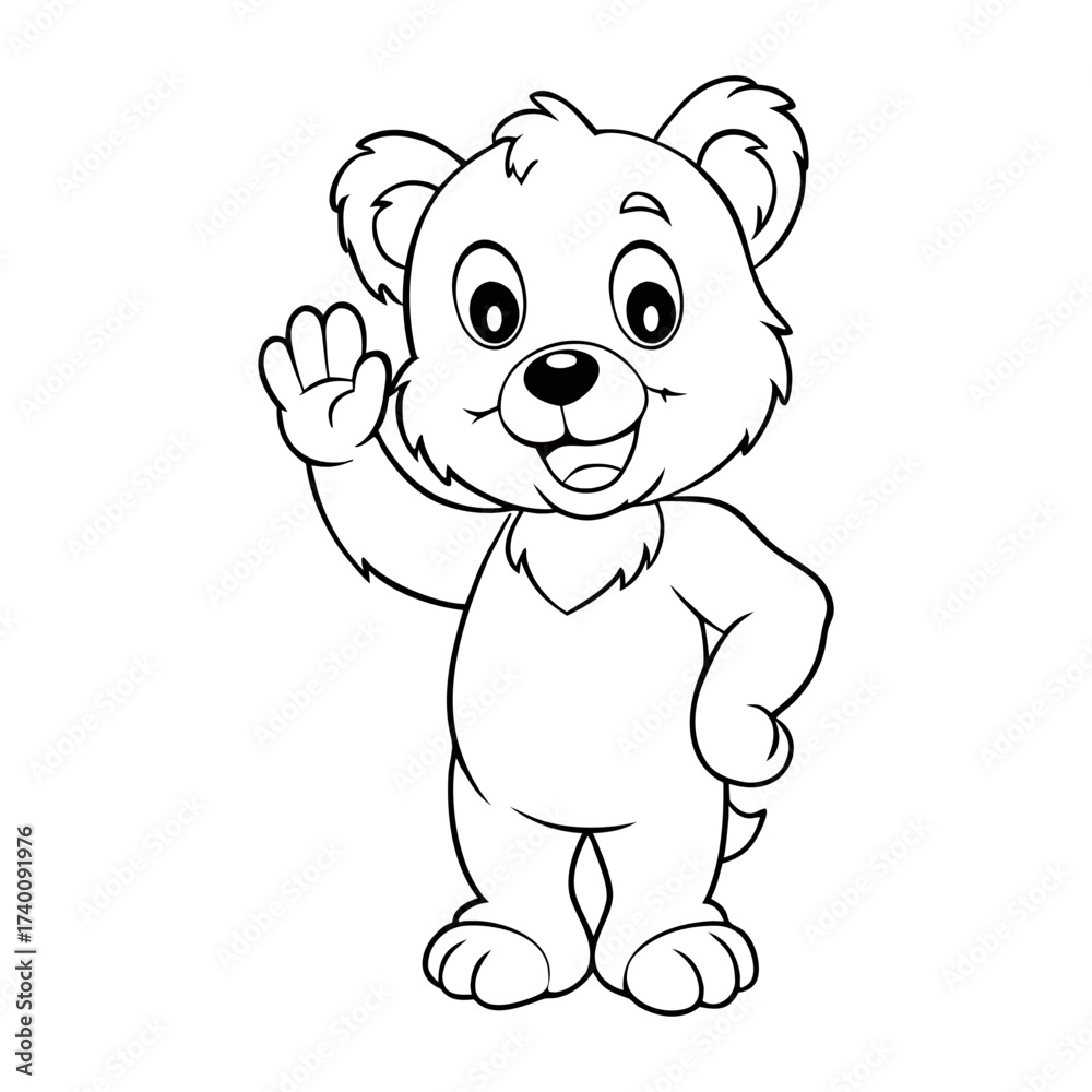 Fototapeta premium Animal Coloring vector
