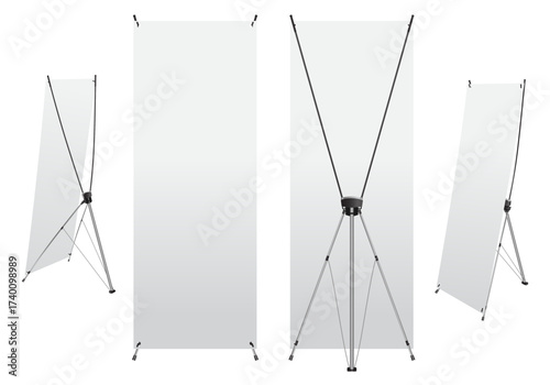 X-banner, banner, stand, advertising