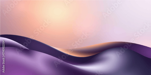 Abstract colorful wave design vector illustration with blue, pink, and orange lines forming a motion curve art pattern backdrop