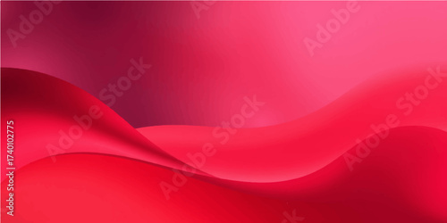 Smooth flowing red silk and pink satin texture fabric backdrop wallpaper design