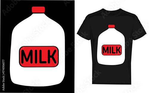Creative gallon of milk costume design a fun and whimsical outfit idea for parties and events featuring a distinctive silhouette style for easy recognition and impact