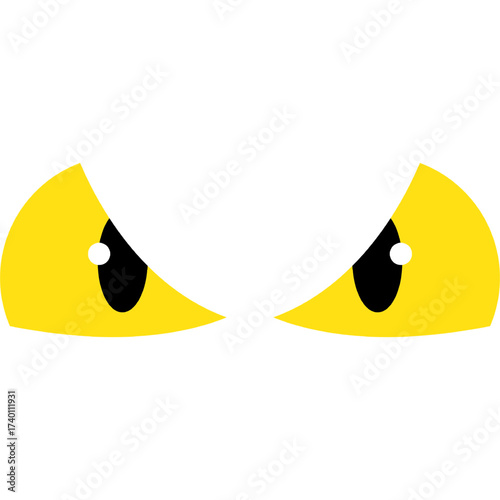 Scary Eyes – Creepy Yellow Eyes in the Dark, Spooky Halloween Horror