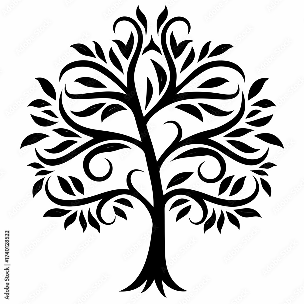 Obraz premium Palm tree on white background.01