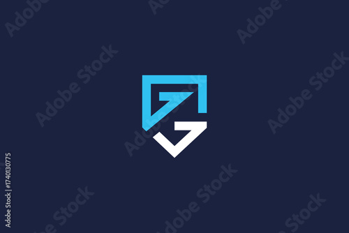 letter gg logo icon design vector template