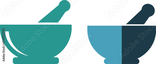 Compounding Medicine Grinding Tool Illustration