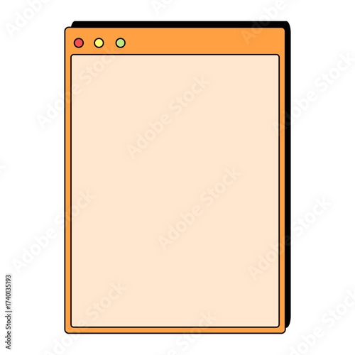 Retro UI Webpage