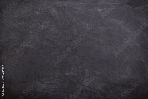 Chalk rubbed out on blackboard for background texture. Blackboard background.