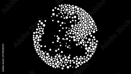 Circle of Circles - Petri Dish of Dynamic Vector Cells Animated