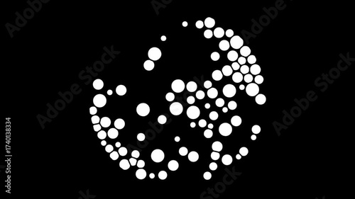 Circle of Circles - Petri Dish of Dynamic Vector Cells Animated