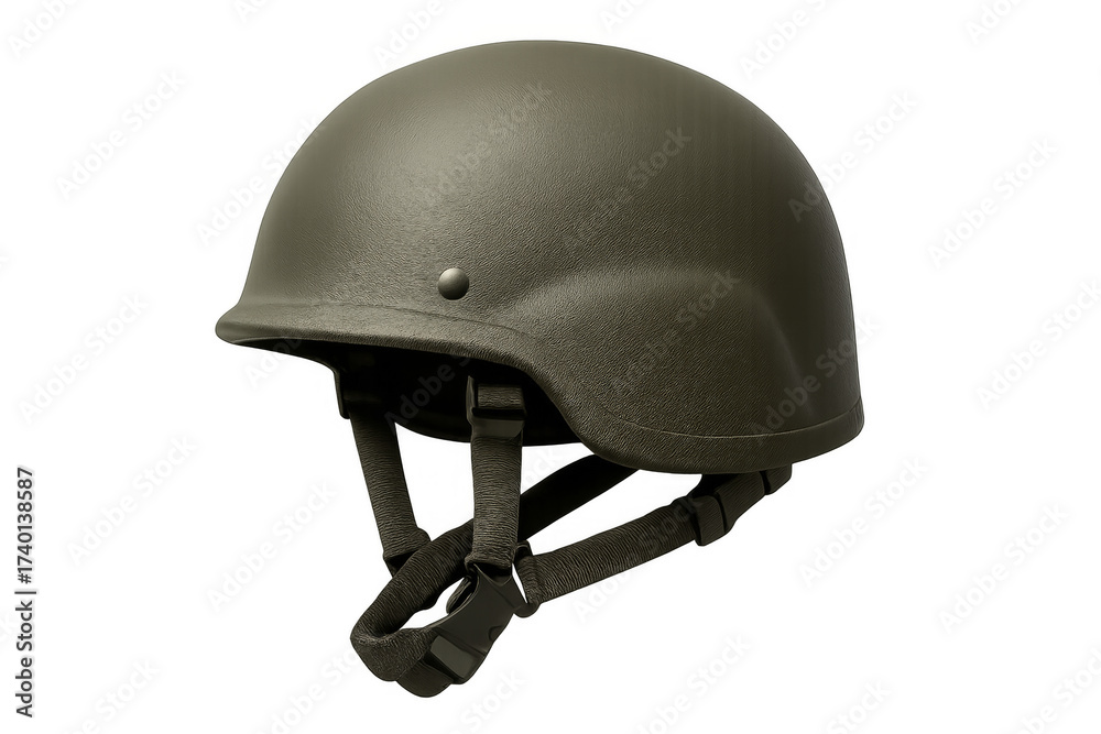 Fototapeta premium Military helmet providing protection during combat and war
