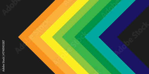 Colorful Abstract Background with Triangle Pattern and black colors stripes luxury dynamic modern abstract vector background for presentation, report, abstract luxury cover. Paper style abstract.