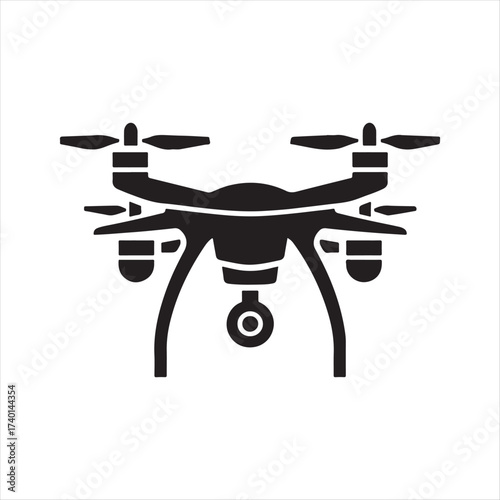 drone vector silhouette sketch art idea design collection