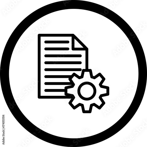 Content Management Vector Icon Design