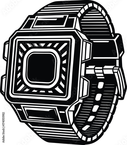 Abstract digital art swirls of vibrant colors emanating light energy isolated on transparent background