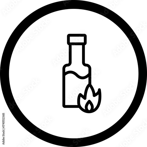 Molotov Vector Icon Design