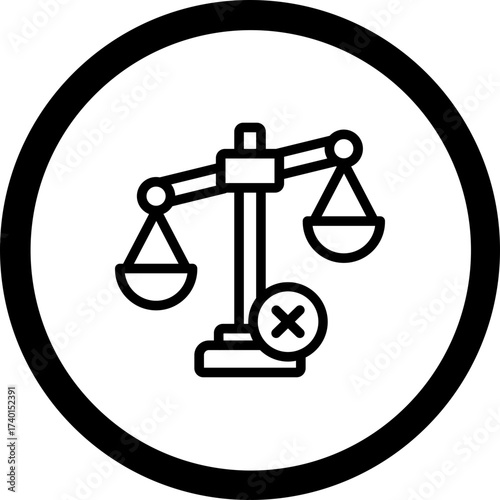 Unfair Vector Icon Design