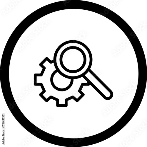 Analysis Vector Icon Design