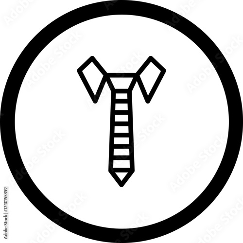 Tie Vector Icon Design