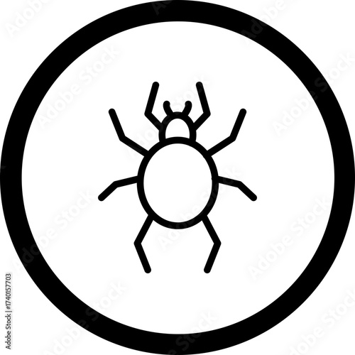 Tarantula Vector Icon Design