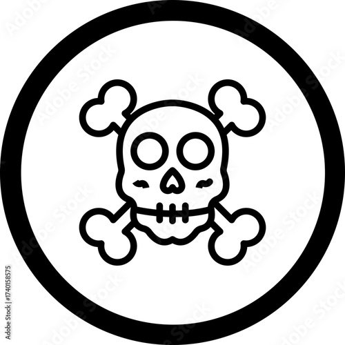 Skeleton Figurines Vector Icon Design