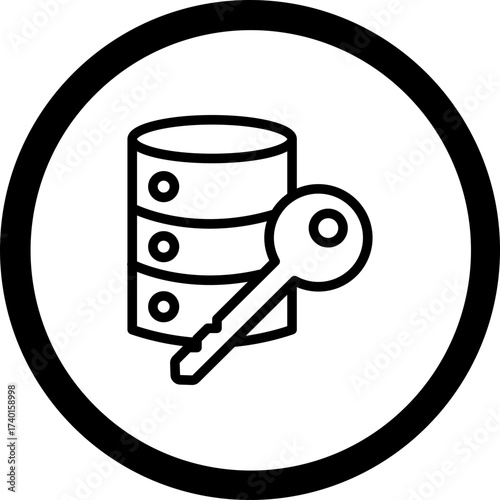 Encrypt Vector Icon Design