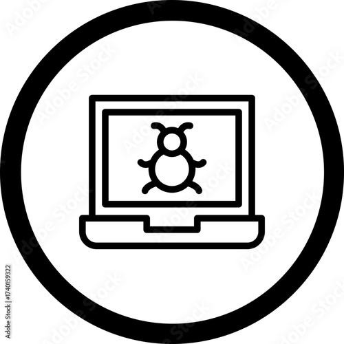 Malware Vector Icon Design