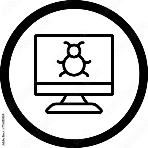 Debug Vector Icon Design