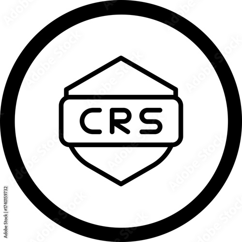 Crs Vector Icon Design