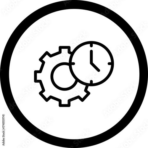 Efficiency Vector Icon Design