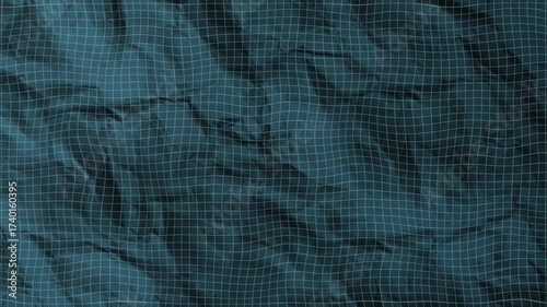  Seamless dark gray grid texture background suitable for design overlays and digital layouts