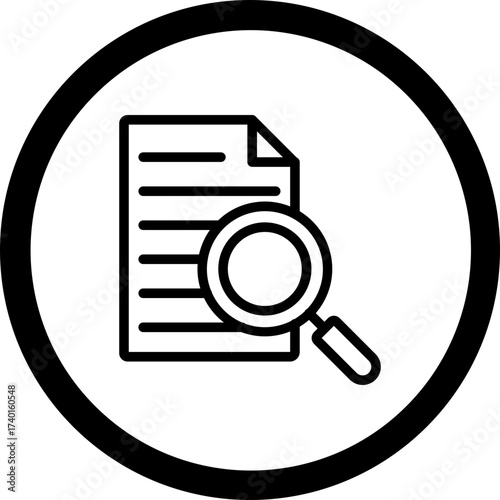 Evidence Vector Icon Design