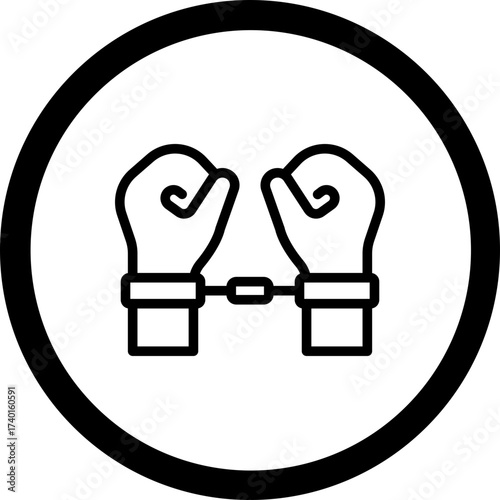 Arrest Vector Icon Design