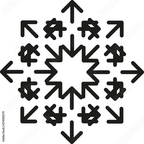 Diseño geométrico moderno / Modern Geometric Design / Modernes Geometrisches Design (PNG, SVG, JPG)