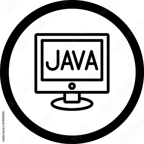 Java Vector Icon Design